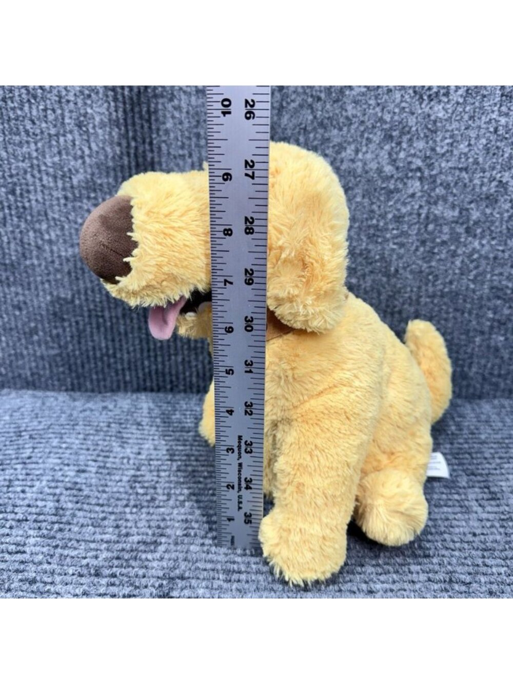 Disney Parks Pixar Up Doug Dog Plush Hong Kong Resort Stuffed Toy Tongue Out - Picture 2 of 9